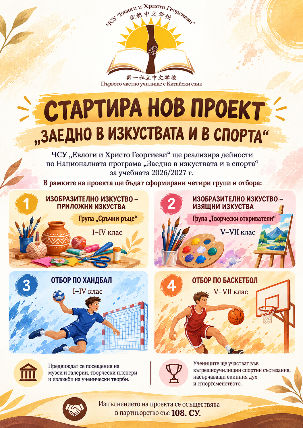 изкуства и спорт